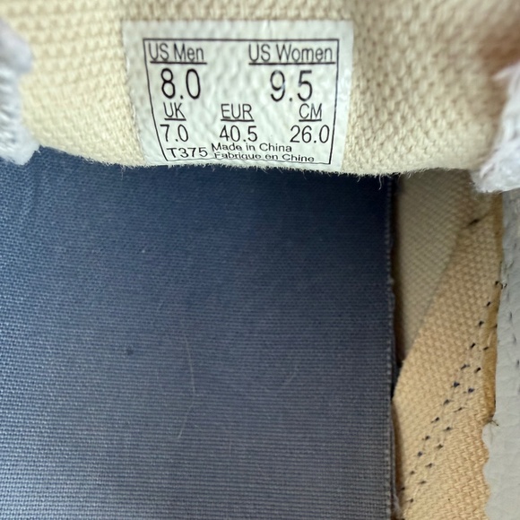 Vans slip-on, Classic Van Doren blue and white, women's size 9.5, men's 8. - Picture 6 of 8